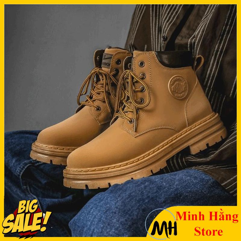 Giày Boots Nam Cao Cấp, Giày Bốt Cao Cổ Thời Trang, Chất Lượng