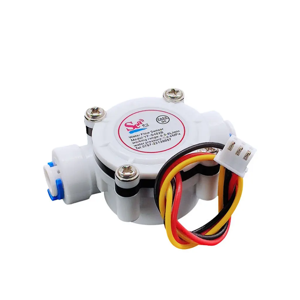 Cảm biến dòng chảy nước ống PE, 2 điểm, Hall Flowmeter, kết nối nhanh G / 1 / 4 "