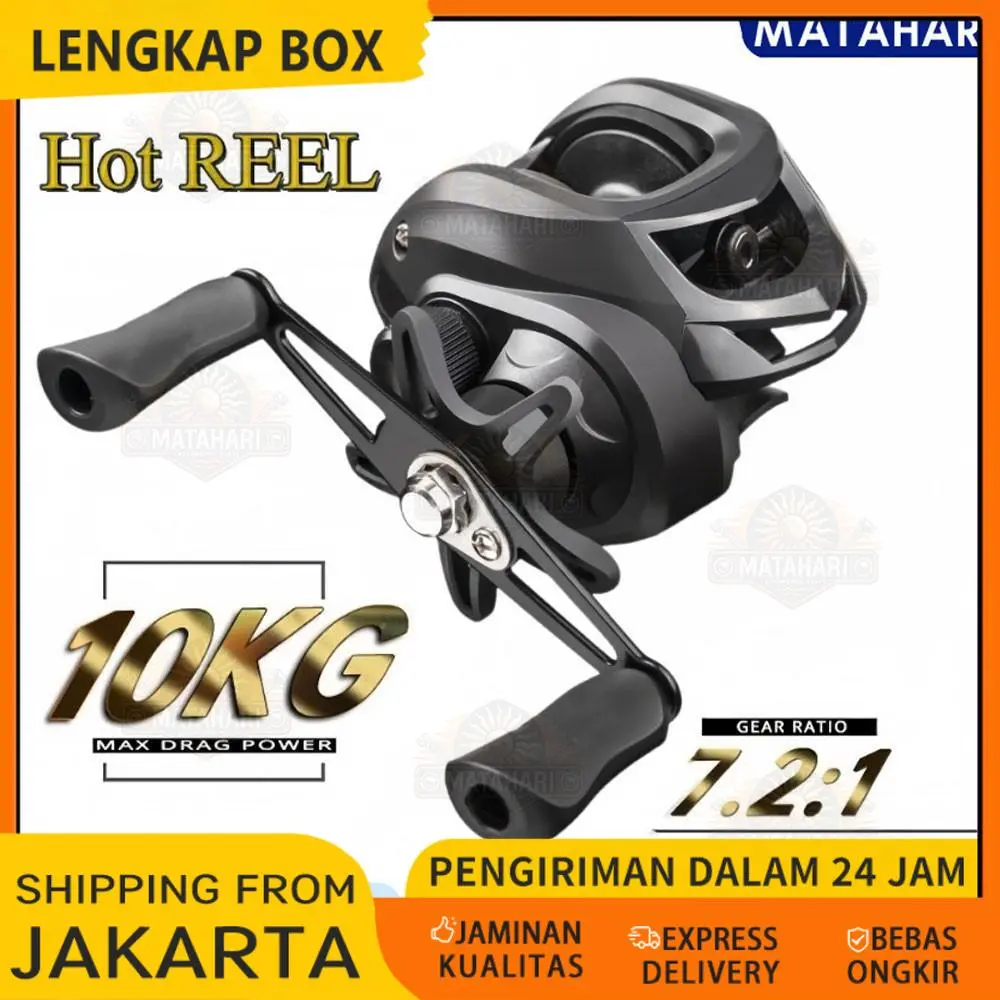 Reel Pancing New Casting Fishing Reel Max Drag 10kg Fishing Reel Bright ...