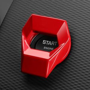 Cubierta universal para botón de arranque y parada del motor del coche, protector de botón de arranque y parada del motor del coche, fácil de instalar, accesorios de decoración interior del coche