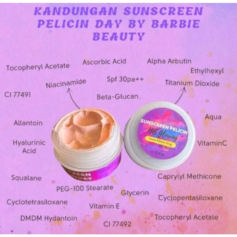 Sunscreen Pelicin Day Barbie Beauty 1