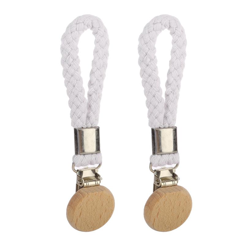 Product Introduction of Beige Corn Grain (6pcs/2PCS) Multifunctional Household Bathroom Storage Clip, Cotton Textile Rope Towel Clip 17