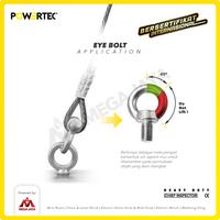 Gambar POWERTEC Eye Bolt / Mata Baut Galvanized M64 dari megajaya.co.id Kota Administrasi Jakarta Pusat 4 Tokopedia