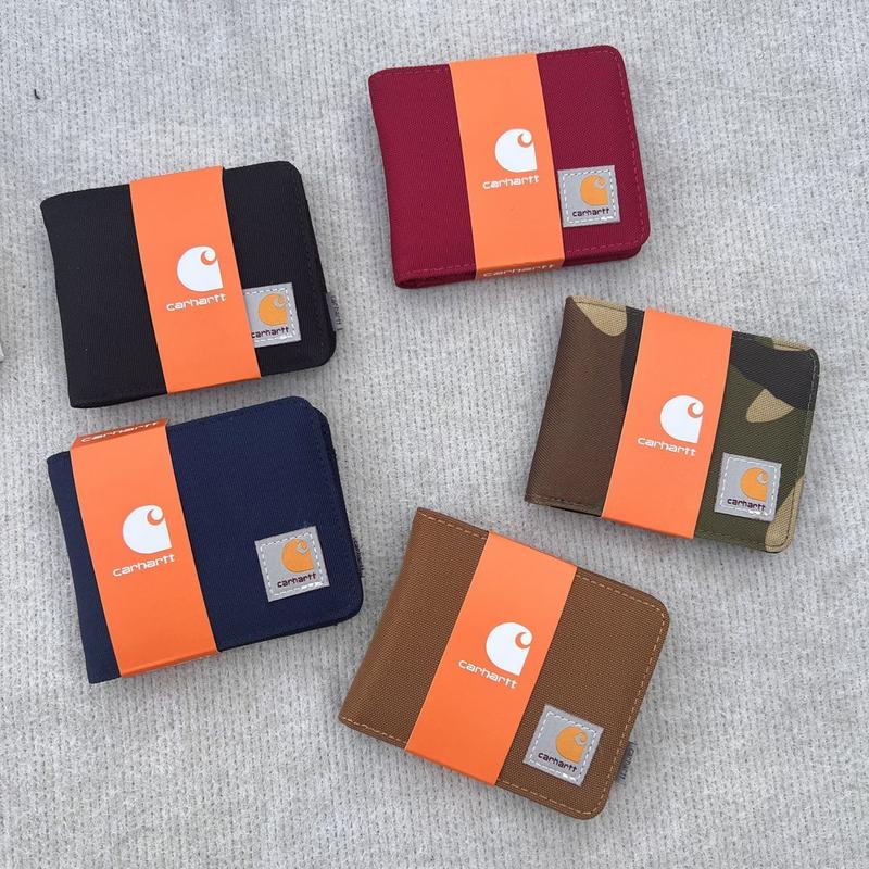 Product Introduction of Dompet Pendek, Carhartt, Dompet Pasangan, Beg Dua Lapisan, Fesyen 24