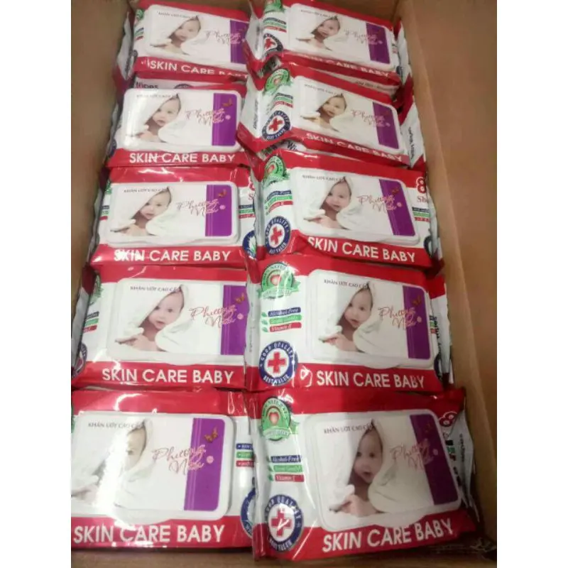 💖💖💖 Khăn ướt Baby mẹ và bé 80g 0