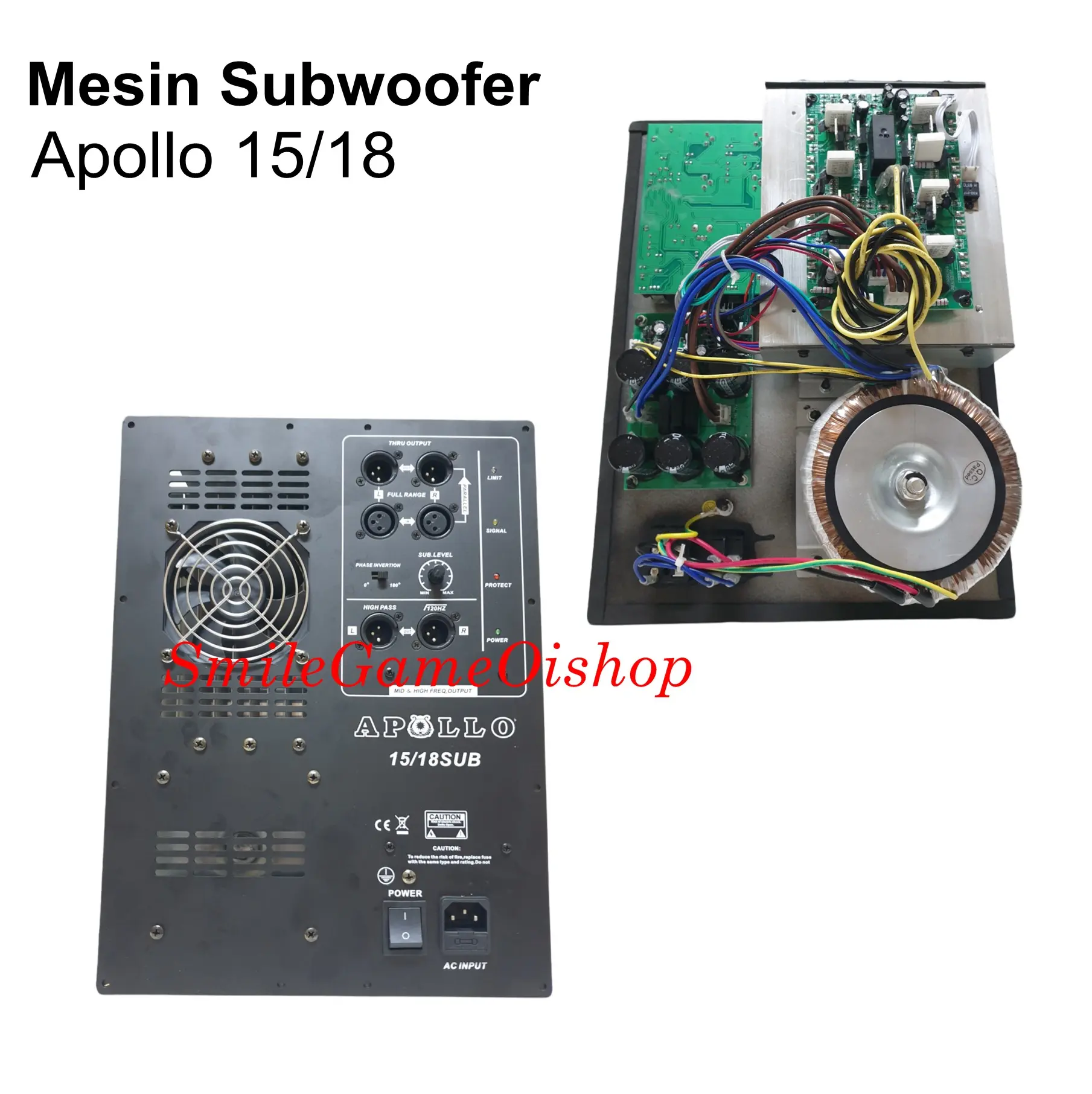 Mesin Subwoofer Apollo 15/18 Power Kit Subwoofer