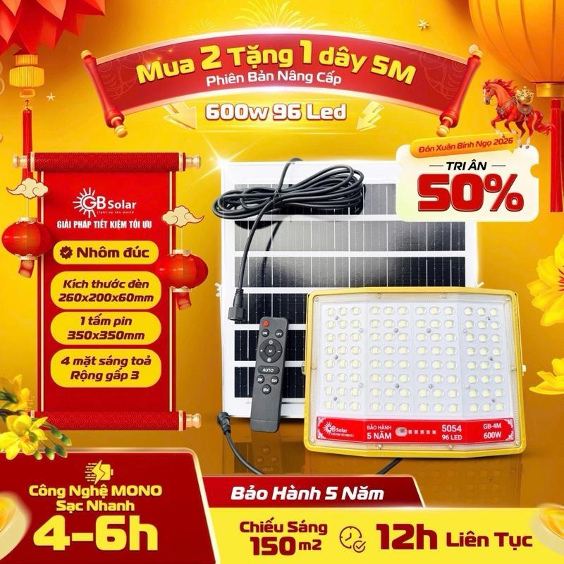 Đèn Năng Lượng Mặt Trời Mắt Ngọċ 600W