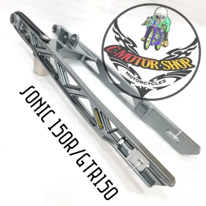 SWING ARM HYPERTECH MX KING MX NEW 135 SONIC 150R SUPRA GTR SATRIA FU - TITANIUM GREY, SATRIA FU 150 TERJAMIN 3