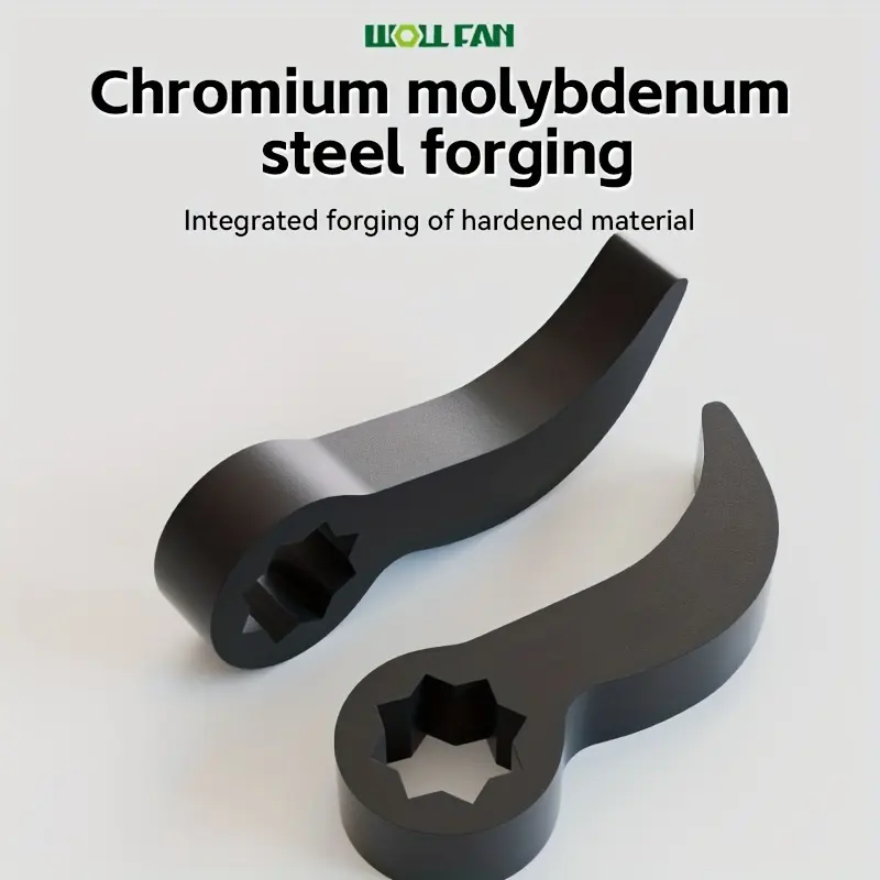 A Wollfan Bull Angle Half Shaft Dismantlement Tool for Removing Half Shaft, 3/8 Inch Drive Wrecking Bar Adapter Head, Can Be Used for Wrench Or Open-End Wrench, Durable Metal Tools, Used for Removing Axle, Lever Principle, high Temperature Forging, Automo