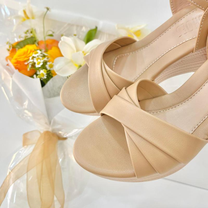 Product Introduction of Giày sandal đế xuồng ️Freeship️ sandal quai ngang 9p siêu xinh. ĐỘC QUYỀN BỞI SHE SHOES - SDX09055 21