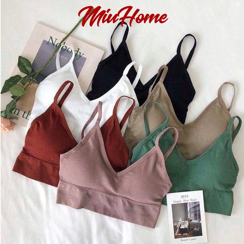 Áo bra nữ 2 dây - áo lót nữ hở lưng không gọng U36 women voi
