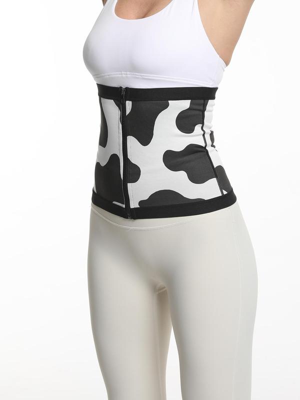 Women's Minimalist Zipper Sauna Sweat Belt, Sweat Waist Trimmer Belt, Tummy Control Fitness Waist Trainer, Sports Compression Belt, Gym Sportswear for Lady, Sport & Outdoor Clothing, Clothes for Women, Gym Wear, Curve Fashion, Gym Clothing 5