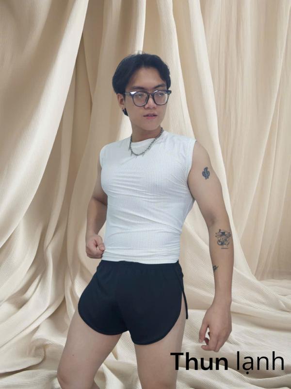 QN06 Quần mát mẻ mặc ngủ mặc lót thun lạnh thun mè co giãn 4 chiều thoáng mát dễ chịu Áo Top