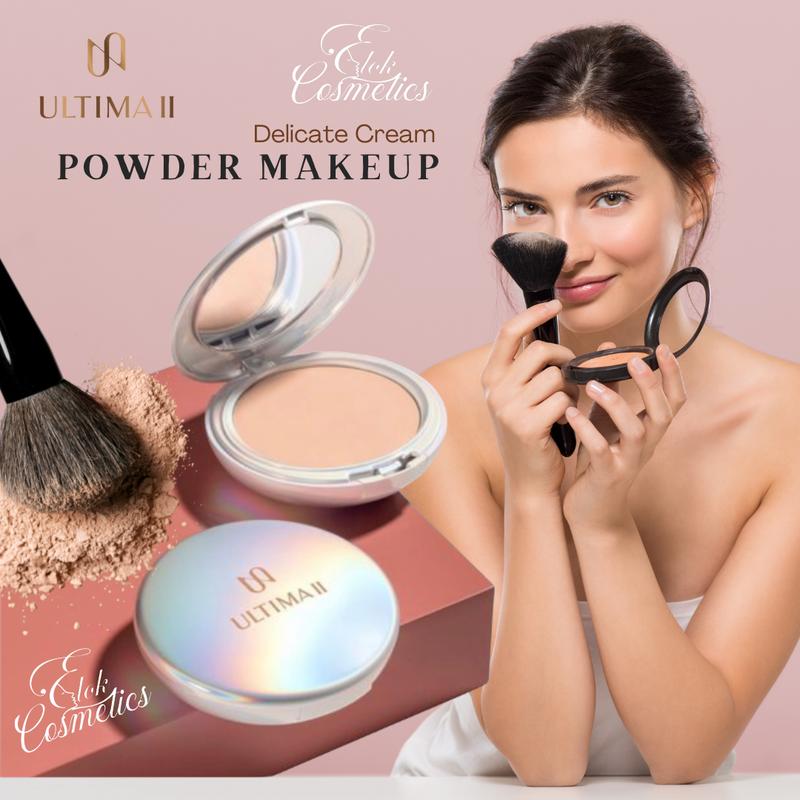 ULTIMA II DELICATE CREME POWDER AND REFILL BEDAK ORI ️BPOM BY ELOK 0