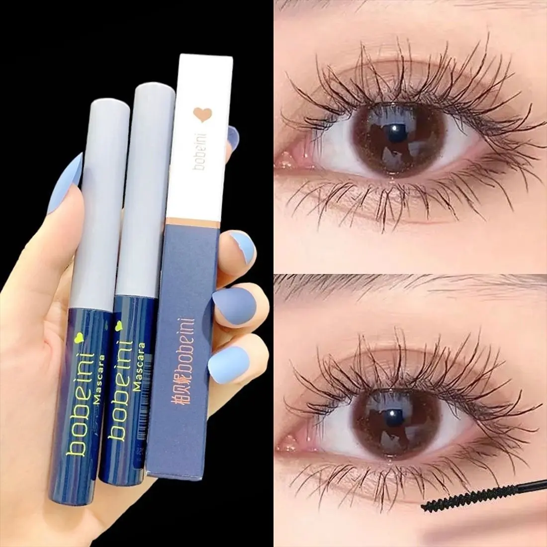 Mascara Uốn Cong, Dày, Có Cọ, Lâu Trôi, Không Thấm Nước, Chống Mồ Hôi, Chống Nhòe, Nối Mi, phồng, Nhanh Khô, Thích Hợp Để Trang Điểm Mắt