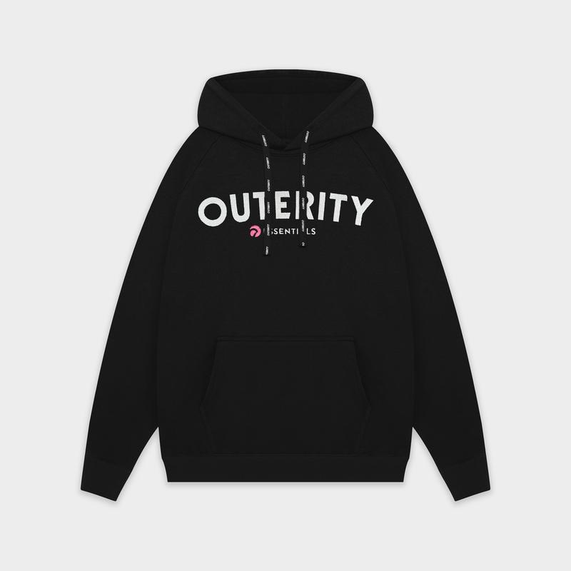 Áo khoác local brand nam nữ unisex Hoodie Outerity Bare / Black - AHO2009