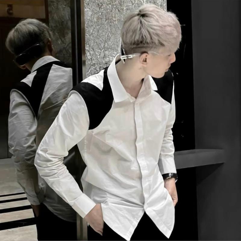 Áo Sơ Mi Nam Tay Dài Vải Mango Dày Dặn Form Đứng Boy Phố ST MEN STORE Menswear Trắng Shirt
