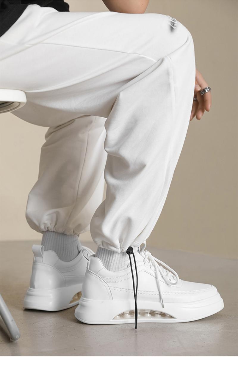 Product Introduction of Air Cushion White Shoes for Men, New Autumn Trendy Versatile Casual Shoes, Men's Fashion Shoes, Thick-Soled Height-Increasing Sneakers 7