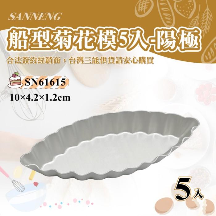 Gambar Sanneng SN61615 - Fluted Boat Mould 5Pcs/Set (Anodized) - Spesifikasi dari Trinity Kitchen Kota Administrasi Jakarta Barat Tokopedia
