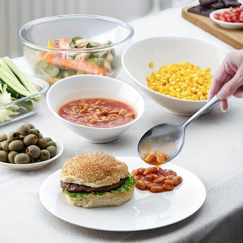 Product Introduction of Stainless Steel Spoon Set, 6pcs/set Large Service Spoon, Buffet Spoon, Kitchen Utensil 8