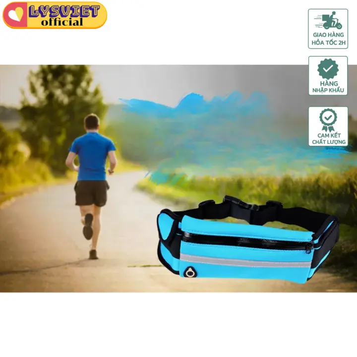 Túi đeo thắt lưng chạy bộ đạp xe thể thao Waist bag belt bag running 1