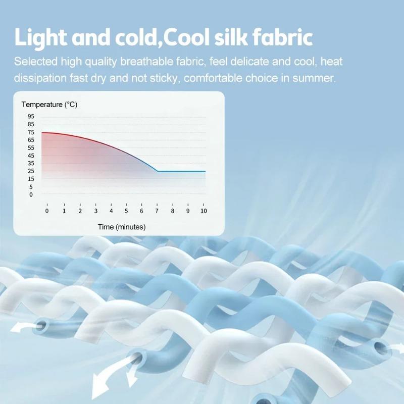 [COD+Limited Time Offer] High quality Car Cushion Summer Cool Cushion Ice Silk Seat Cover Car Cushion Seasonal Universal Cooling Cushion Seat Protector Pad 4