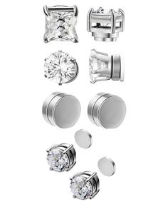 Pendientes magnéticos de acero inoxidable estilo punk, joyería de moda para fiesta, decoración de ropa diaria, joyería exquisita y de todo fósforo de moda para regalo de cumpleaños, pendientes para hombres