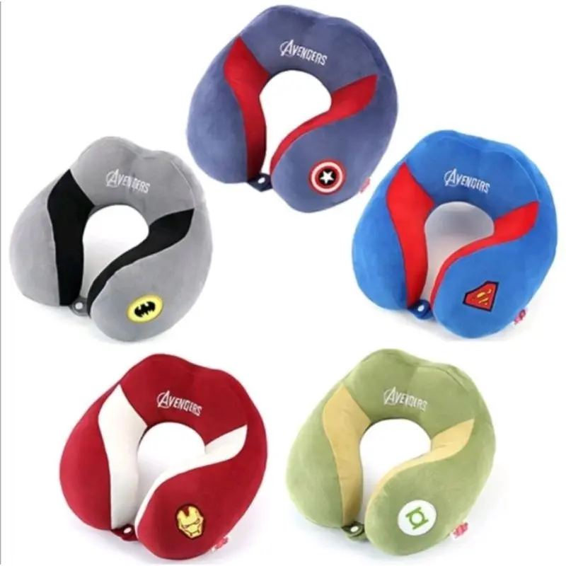 Bantal Leher Dewasa Karakter Superhero Kualitas Import Bahan Yelvo Halus SNI Kain Bed