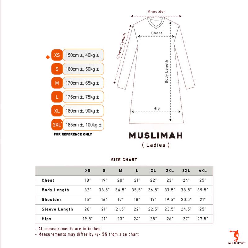 Product Introduction of Muslimah ARORA MULTISPORT Jersi Microfiber Mini Eyelet Quick Dry Plain Shirt FUM (XS-4XL) 9