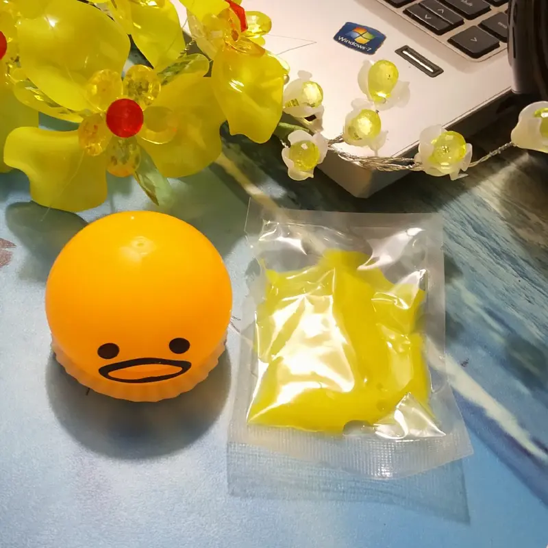 Đồ Chơi Hình Lòng Đỏ Trứng Giải stress Giảm Stress Toy 4