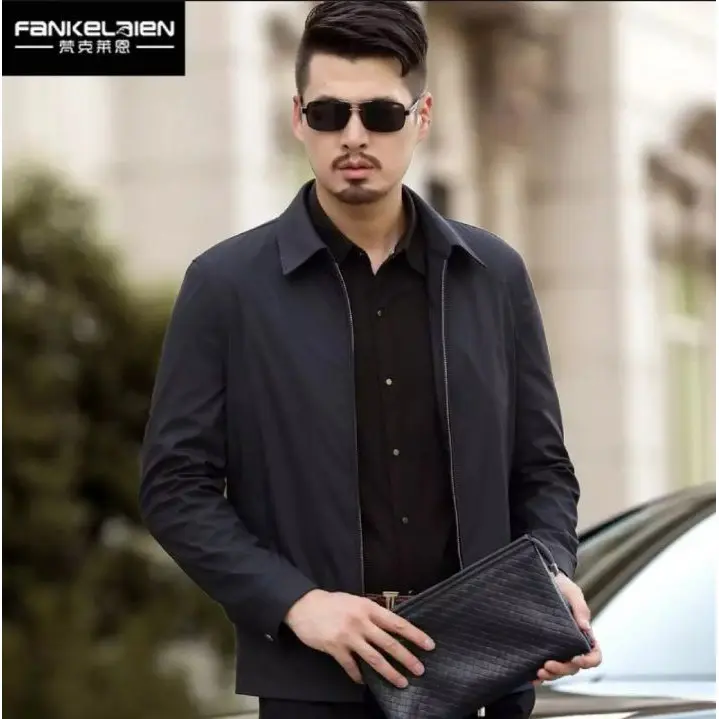 Jaket pria formal bahan catton 1