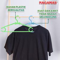 Gambar NAGAMAS Gantungan Baju Plastik 12 PCS Hanger Pakaian  Pita HP001 dari Nagamas Official Store Kota Tangerang 3 Tokopedia