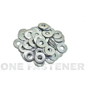 100 pcs Ring PLAT M6 washer plat 6mm 6mili galvaniz kunci baut 10 WPP