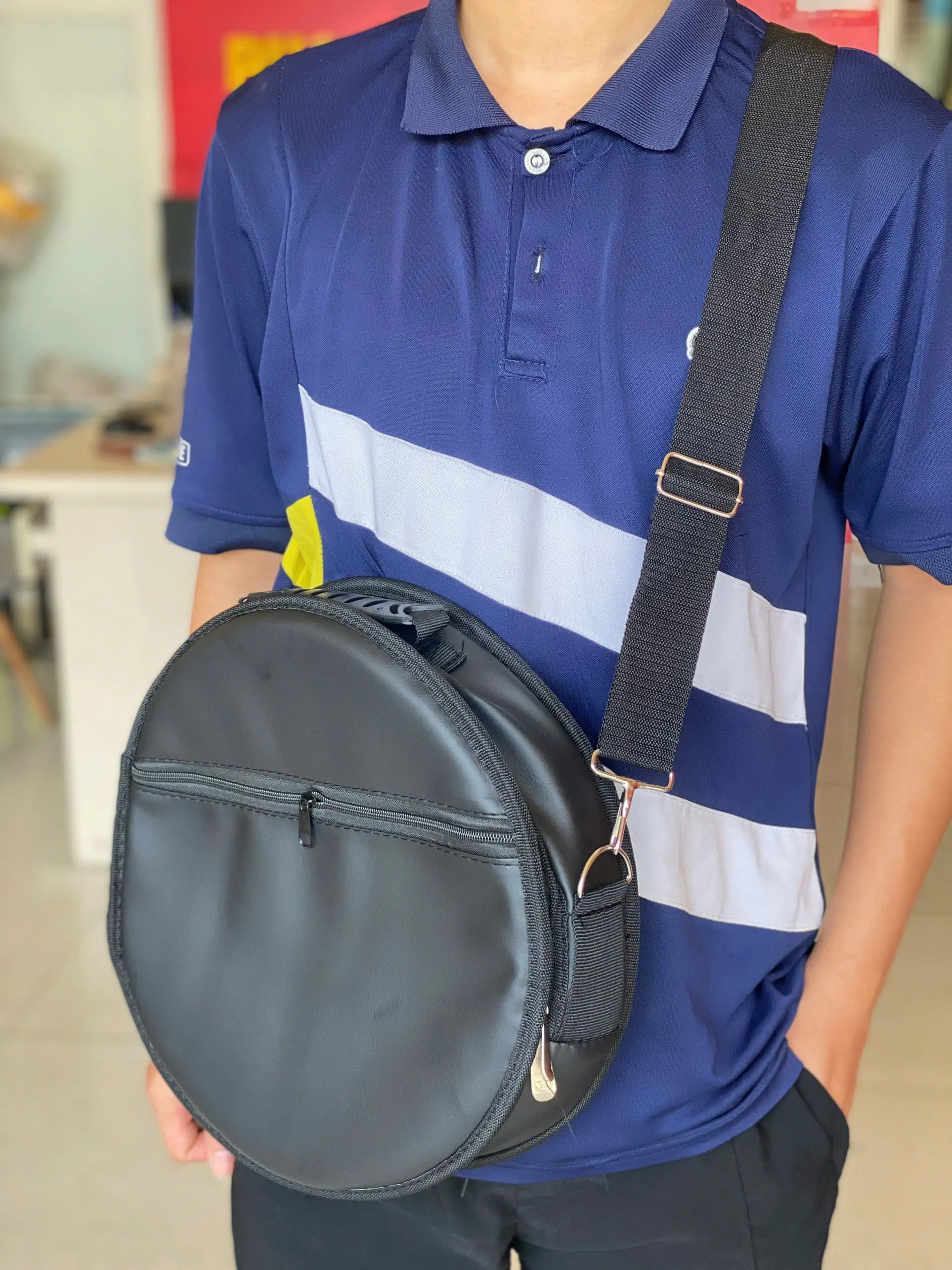 Bao đựng trống gõ bo 3 lớp giá rẻ tại PhongVanMusic có kèm dây đeo vải dù