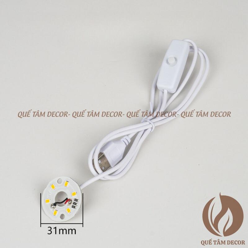  Mạch đèn led 5V - 3W loại vỉ đèn có dây usb làm đèn hồ cá  đèn thờ  decor tượng phật  trang trí bàn tủ . 