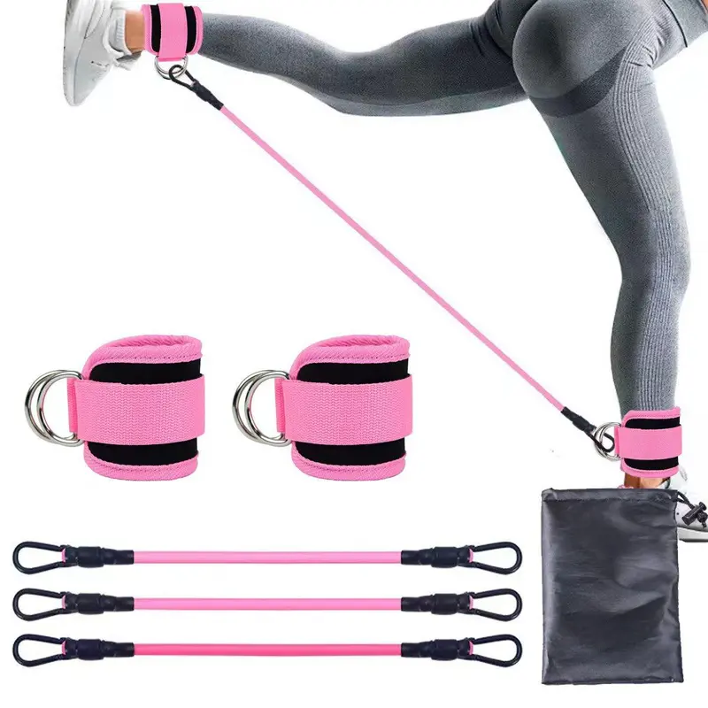 Heavy Workout Bands Fitness Exercises Resistance Bands Set