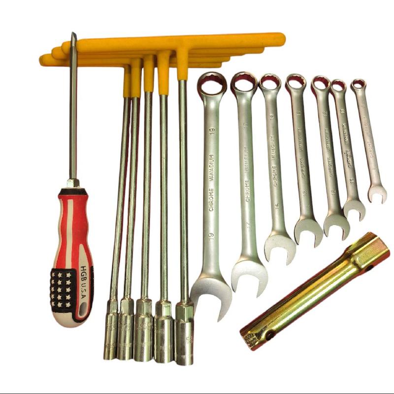 Tặng 2 Món ComBo 5 Khoá Chữ T Và 7 Khoá Cờ Lê Tặng Tua Vít Và Tuýp Buri