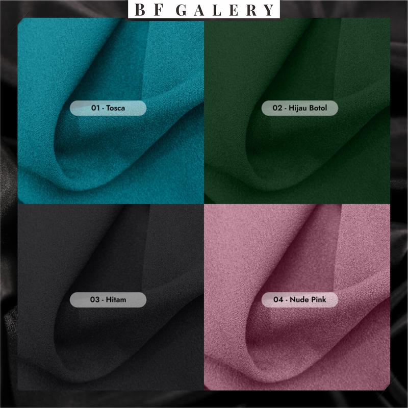 BFJ001 Bergo Bayi Renda kepala Anak Maryam /Jilbab / Kerudung Maryam Usia Murah Poliester 4
