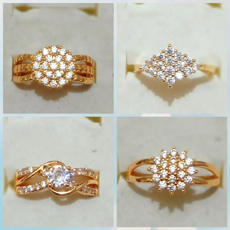 Cincin xuping wanita dengan mata zircon fashion terbaru