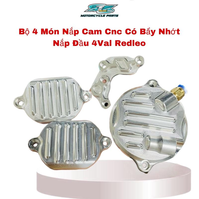 Bộ Nắp Cam Cnc 3D Dành Cho Hệ Đầu REDLEO WAVE 4 Val- SUPER HRLEAD New 2024 Phụ Kiện Phụ Tùng