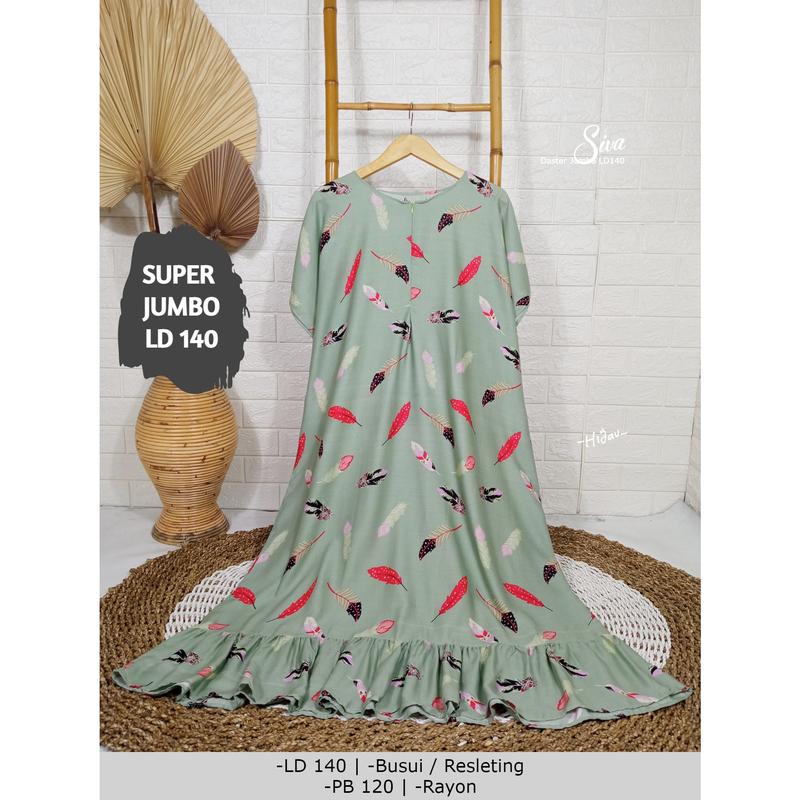 LD 140cm (40 Motif) Daster SUPER JUMBO Daster Ruffle (Part 1 - Shop ...