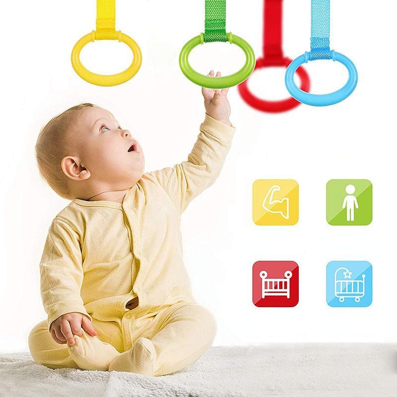 Pull Ring For Playpen Baby Crib Hooks General Use Hooks Baby Toys Pendants Bed Rings Hooks Hanging Ring Help Baby Stand 2