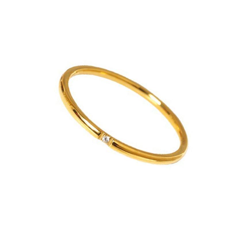 Product Introduction of Nhẫn Thép Titan Kim Cương Siêu Mịn Thiết Kế Đơn Giản Của Nhật Bản Và Hàn Quốc, Dành Cho Nữ, Thiết Kế Đặc Biệt Lạnh Lùng, Nhẫn Đuôi Ngón Trỏ, Thời Trang, Thích Hợp Cho Người Nổi Tiếng Trên Internet, Đồ Trang Trí Thời Trang 4