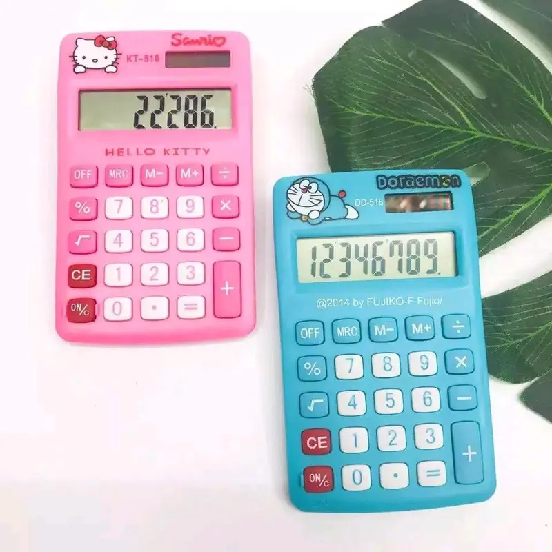 Kalkulator Karakter Mini Calculator Lucu Helloy Kitty Doraemon 4