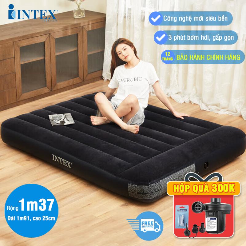 Đệm hơi công nghệ mới INTEX, nhiều kích thước, bảo hành 12 tháng, tiện lợi, nhỏ gọn