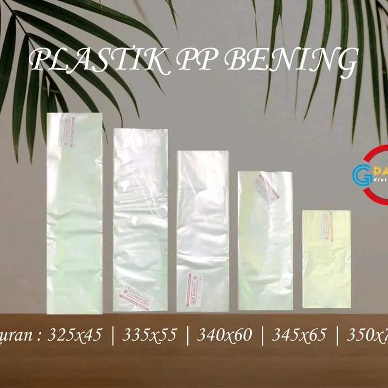 Plastik Kantong Besar Laundry PP Bening 40x60 50x75 60x100 Plastik Loundry Sayur Ikan Buah Sampah Dll Pakaian 5