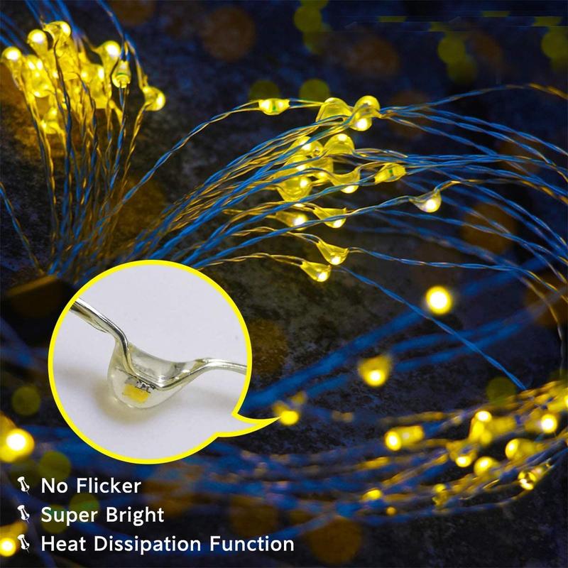 Product Introduction of Solar Fireworks LED Garden Lights Outdoor Waterproof Firework Lamps for Fowerbed Garden Home Tree Flower Xmas 59