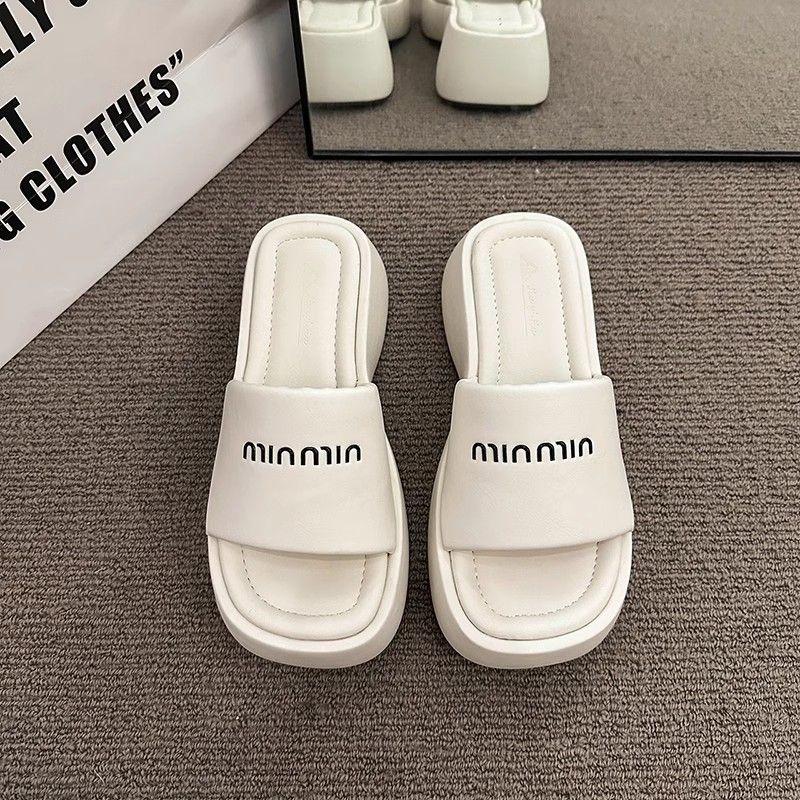 Product Introduction of Dép Nữ, Tăng 5cm Đế, Dép Lê, Thích Hợp Cho Mùa Hè, Phong Cách Hàn Quốc, Giày Ngoài Trời, Thời Trang, Nữ, 2024 Hàng Mới Về 10