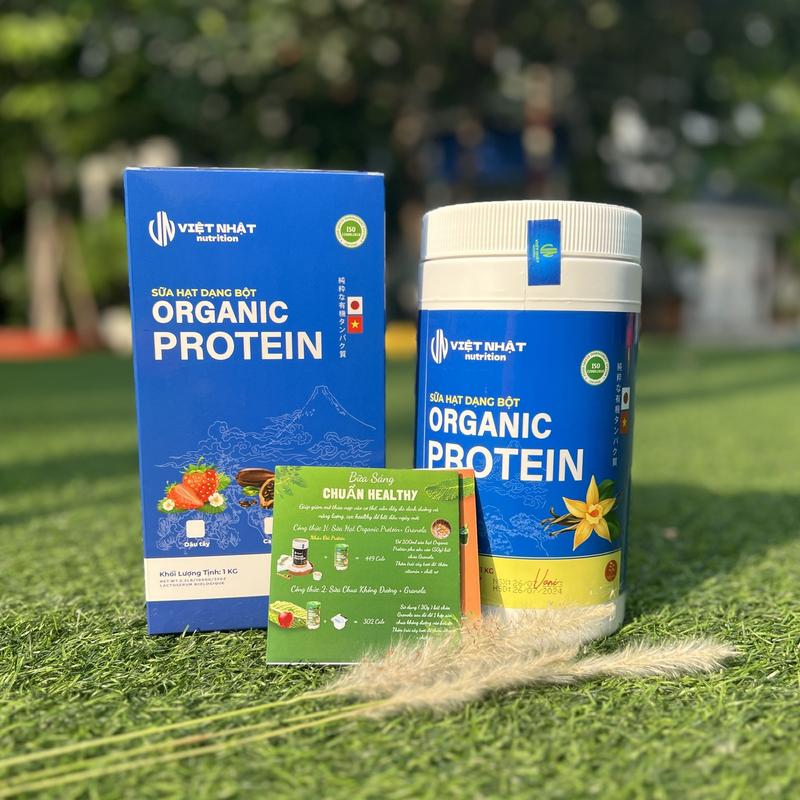 Sữa hạt dạng bột Organic Protein Việt nhật nutrition thay thế bữa ăn chính 1kg