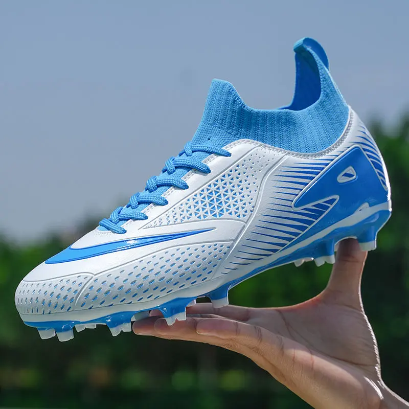 Cristiano Ronaldo Mercurial 16 Sky Blue Limited Edition Colorway Men Women Adult FG Mixed Studs Kids Youth TF Broken Studs Soccer Shoes
